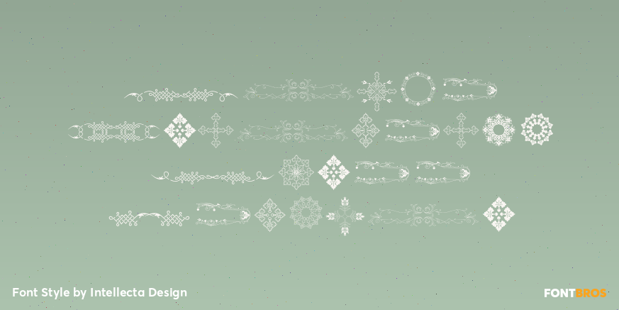 Naive Ornaments Three Regular Poster