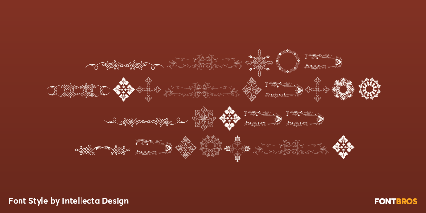 Naive Ornaments Three Regular Poster