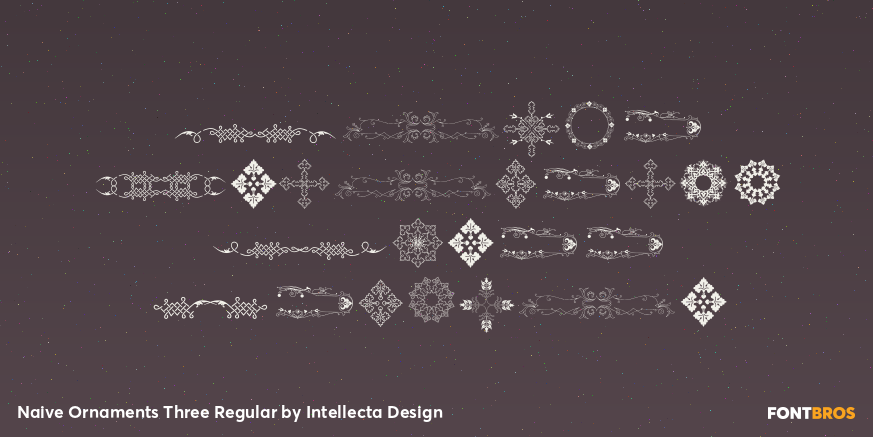 Naive Ornaments Three Regular Poster