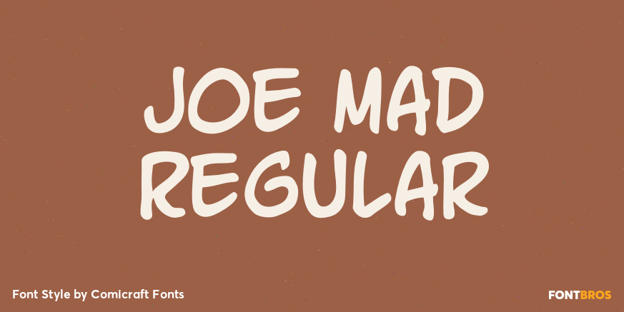 Joe Mad Regular Poster