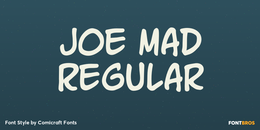 Joe Mad Regular Poster