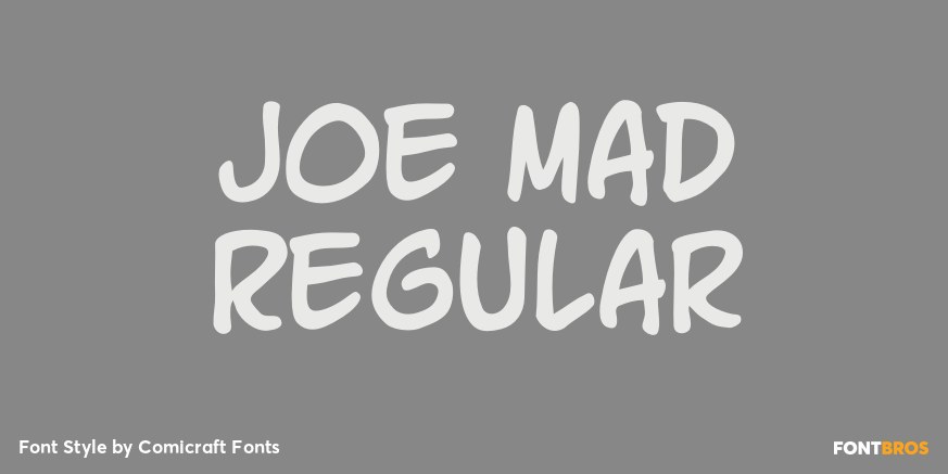 Joe Mad Regular Poster