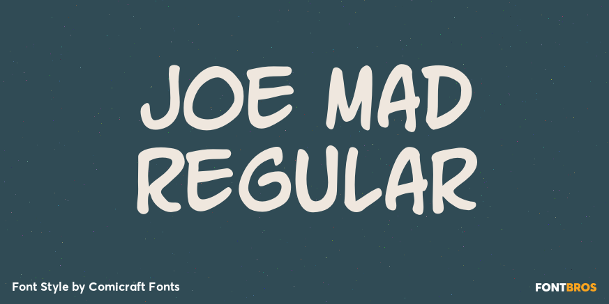 Joe Mad Regular Poster