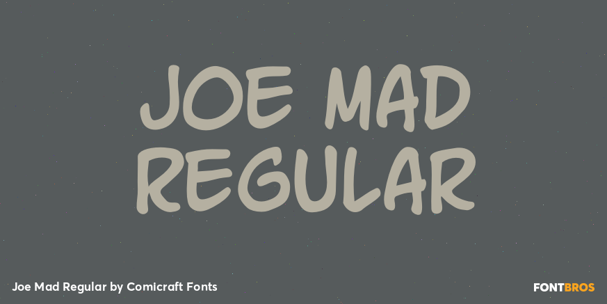 Joe Mad Regular Poster