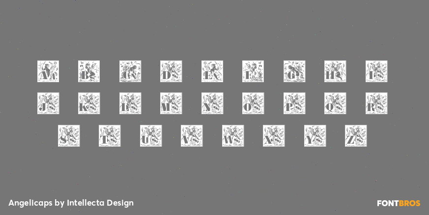 Angelicaps Font Poster #1