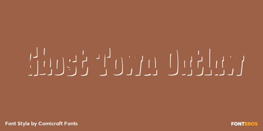 Ghost Town Outlaw Poster