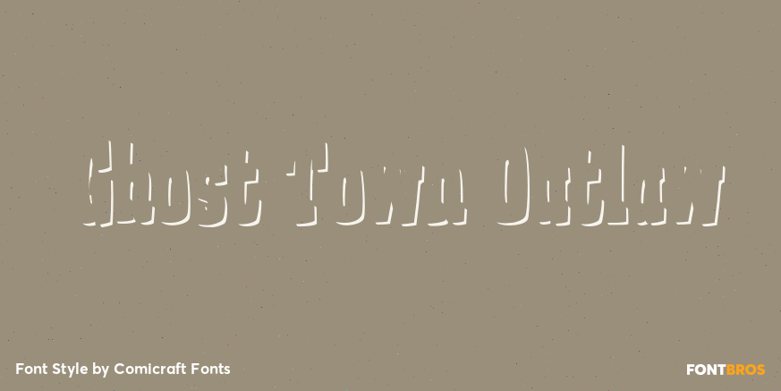 Ghost Town Outlaw Poster