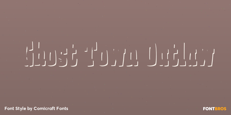 Ghost Town Outlaw Poster