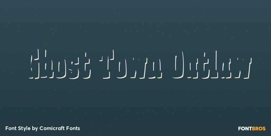 Ghost Town Outlaw Poster