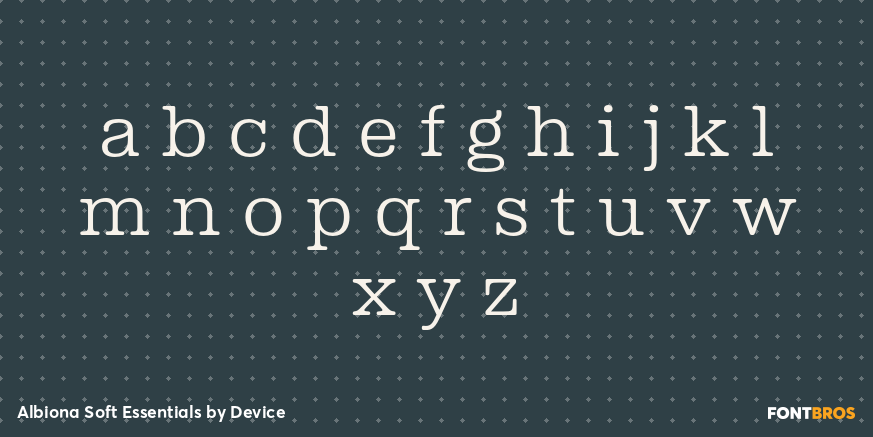 Albiona Soft Essentials Font Poster #3