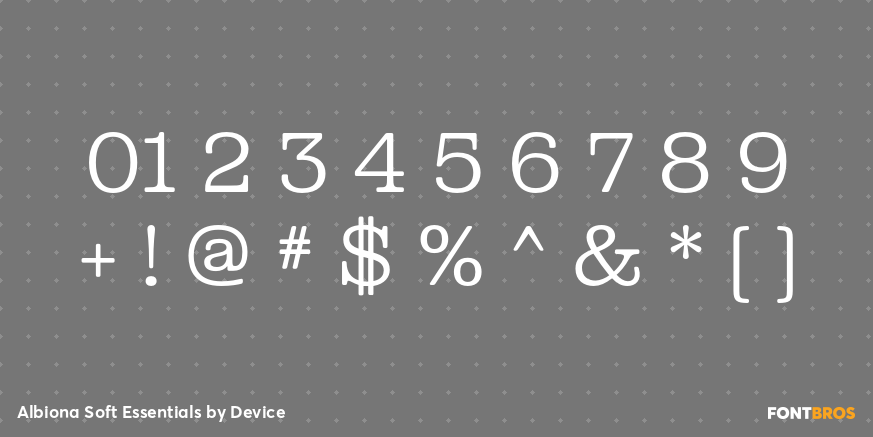 Albiona Soft Essentials Font Poster #4