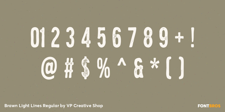 Brawn Light Lines Regular Font Poster #4