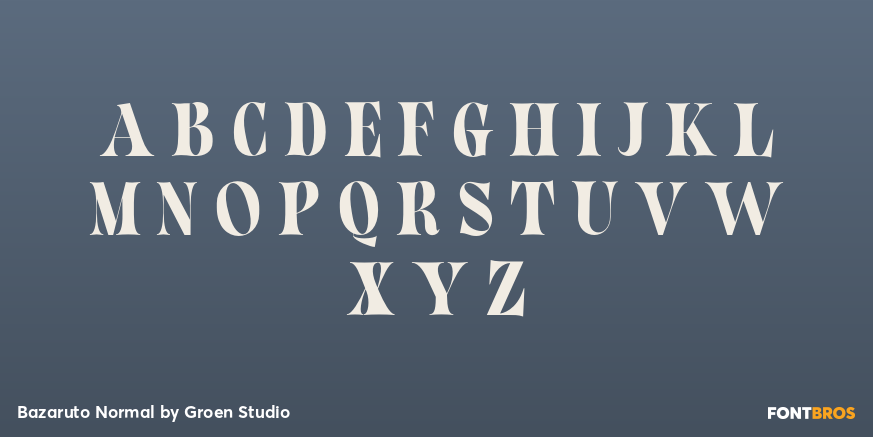 Bazaruto Normal Font Poster #2