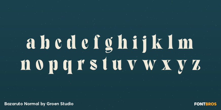 Bazaruto Normal Font Poster #3