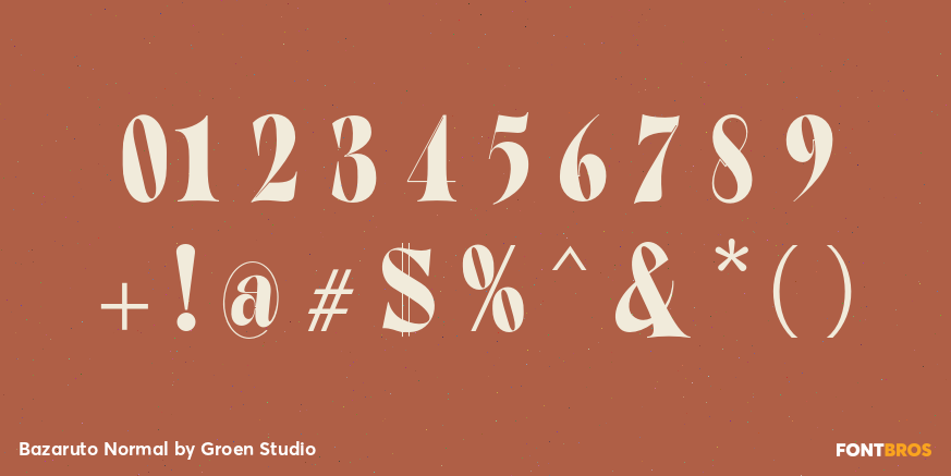 Bazaruto Normal Font Poster #4