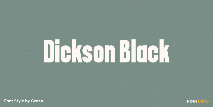 Dickson Black Poster