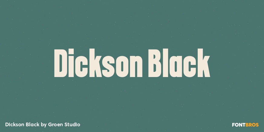 Dickson Black Poster