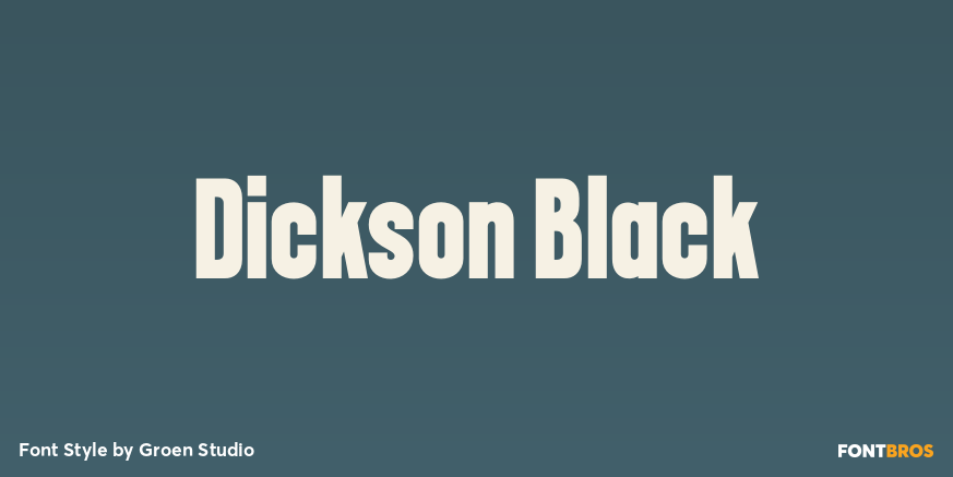 Dickson Black Poster