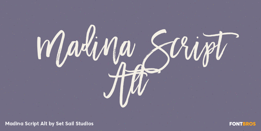 Madina Script Alt Font Poster #1