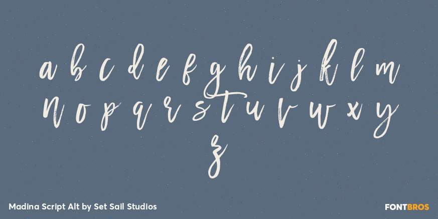 Madina Script Alt Font Poster #3