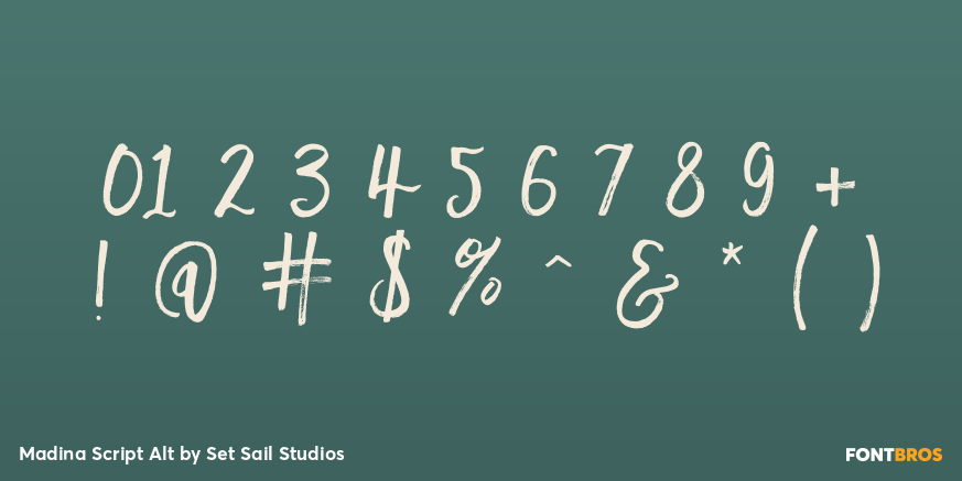 Madina Script Alt Font Poster #4