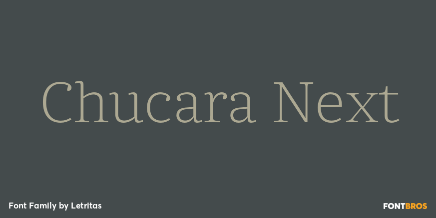 Chucara Next Font Poster