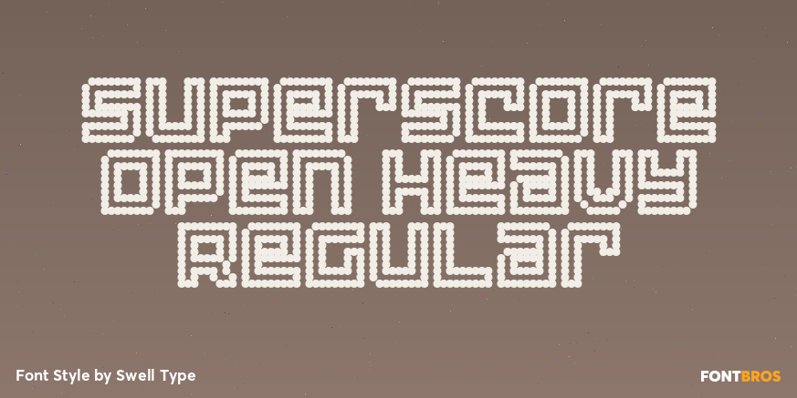 Superscore Open Heavy Regular Poster
