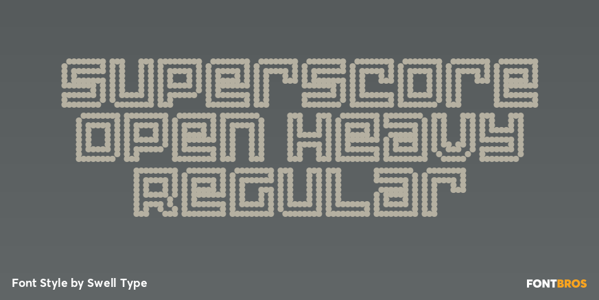 Superscore Open Heavy Regular Poster