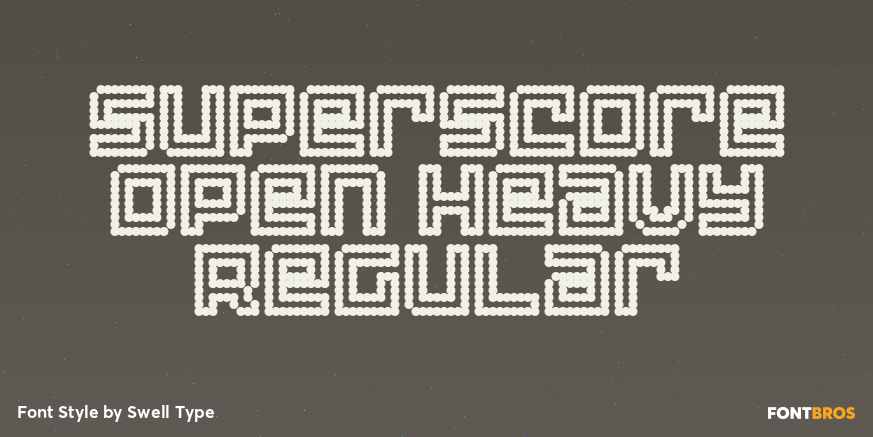 Superscore Open Heavy Regular Poster