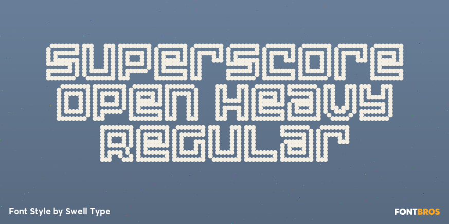 Superscore Open Heavy Regular Poster