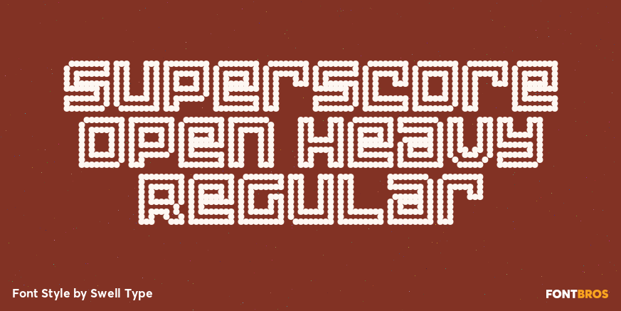 Superscore Open Heavy Regular Poster
