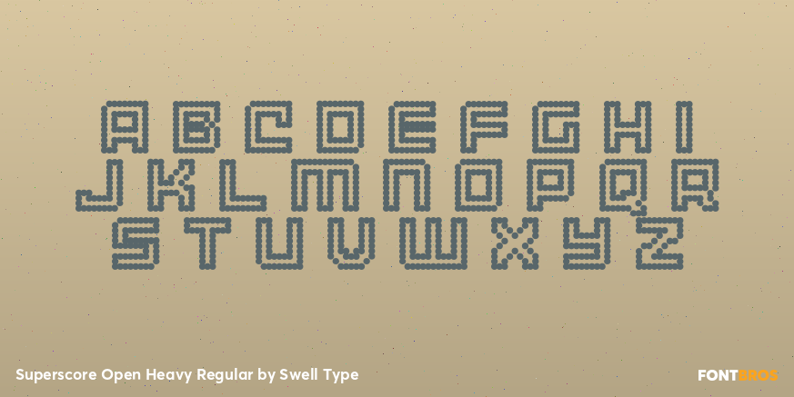 Superscore Open Heavy Regular Font Poster #2