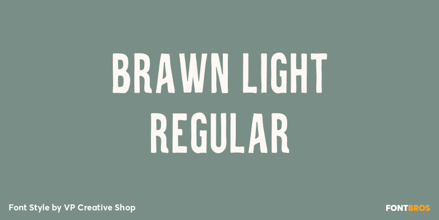 Brawn Light Regular Poster