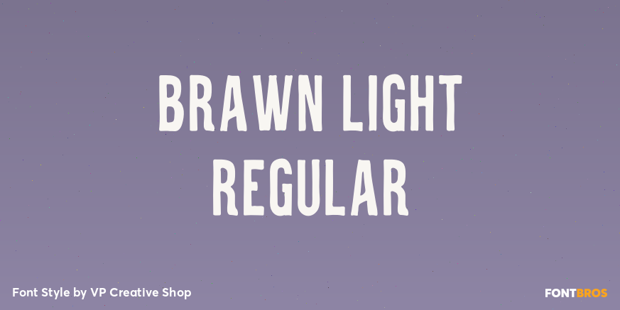 Brawn Light Regular Poster