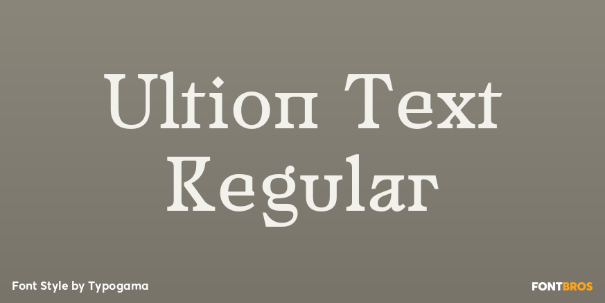 Ultion Text Regular Poster