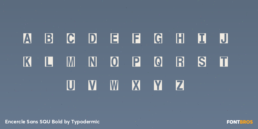 Encercle Sans SQU Bold Font Poster #2