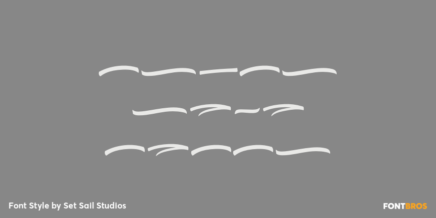 Ghost Type Swash Poster