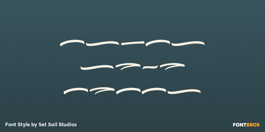 Ghost Type Swash Poster