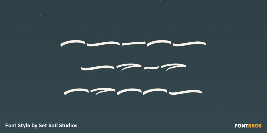 Ghost Type Swash Poster