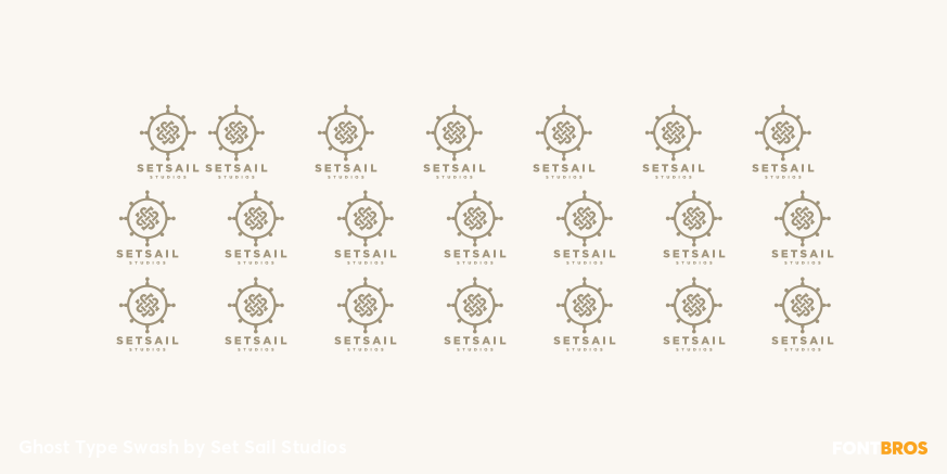 Ghost Type Swash Font Poster #1