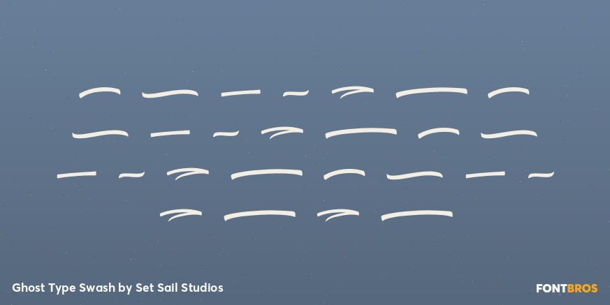 Ghost Type Swash Font Poster #1