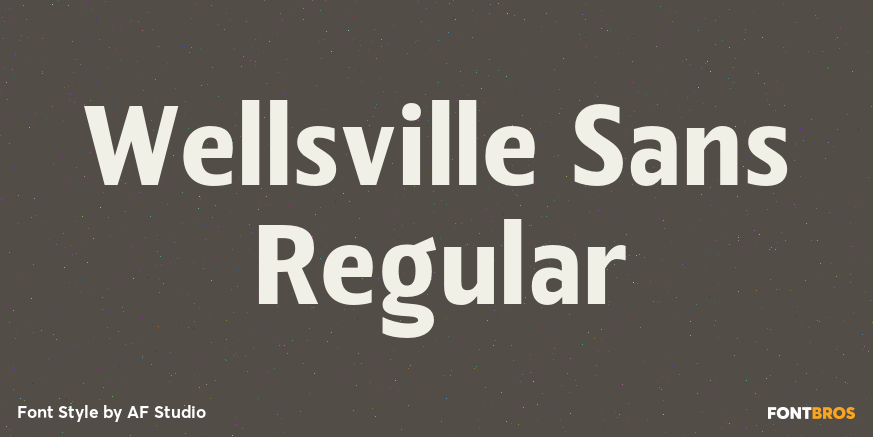 Wellsville Sans Regular Poster