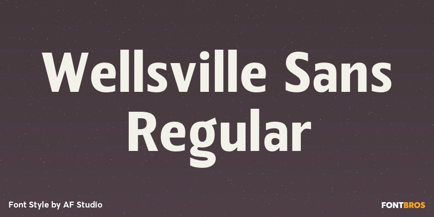 Wellsville Sans Regular Poster