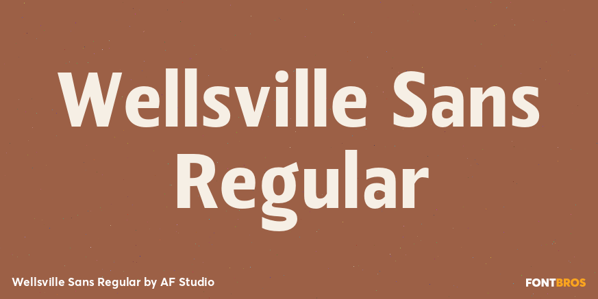 Wellsville Sans Regular Poster