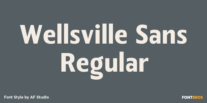 Wellsville Sans Regular Poster