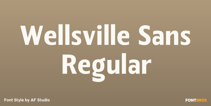 Wellsville Sans Regular Poster
