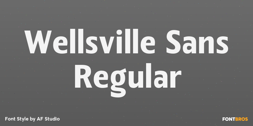 Wellsville Sans Regular Poster