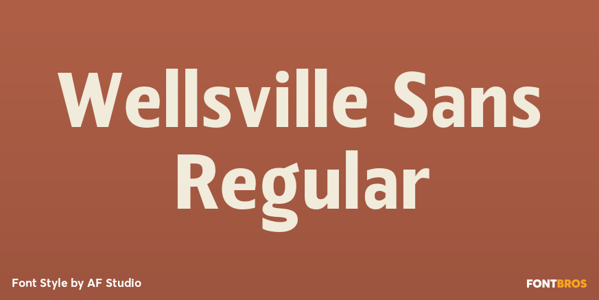 Wellsville Sans Regular Poster