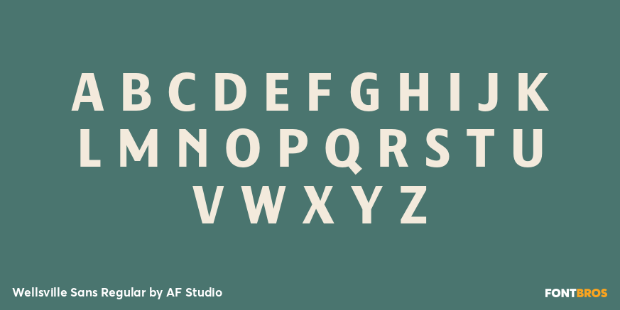 Wellsville Sans Regular Font Poster #2