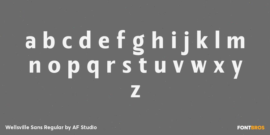 Wellsville Sans Regular Font Poster #3